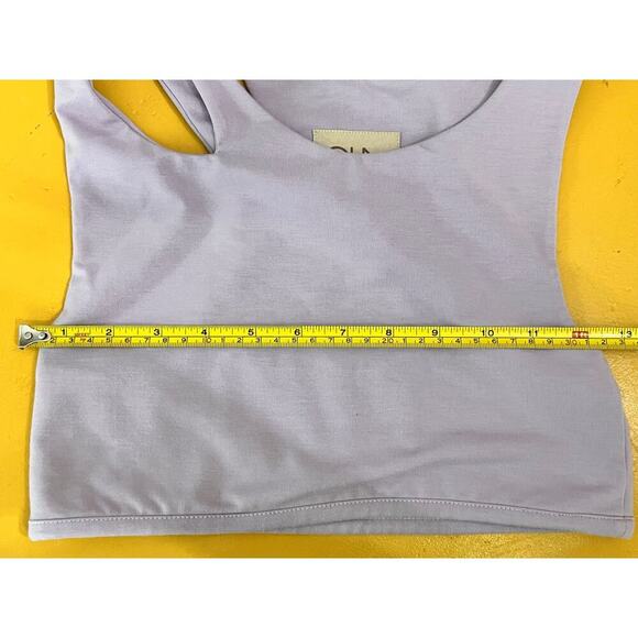 NWT Chaser Cropped Top & Running Short Activewear Set Purple Women's Size Small - Picture 6 of 11